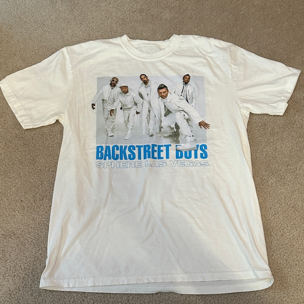 NEW Backstreet Boys Into the Millennium Sphere Residency T-Shirt with 2026 dates
